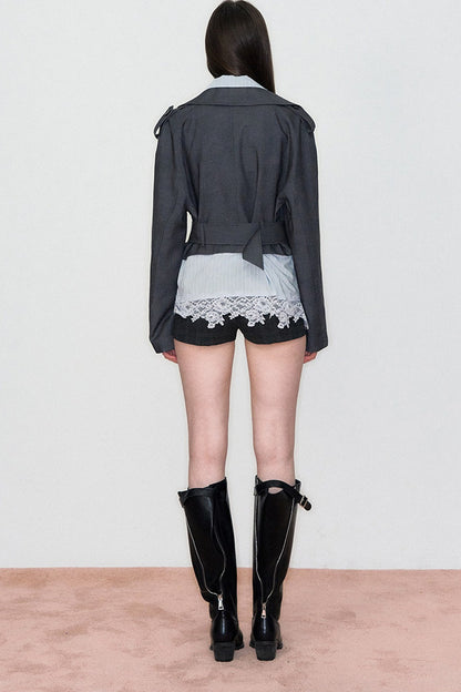Detachable Two-Way Suit Jacket