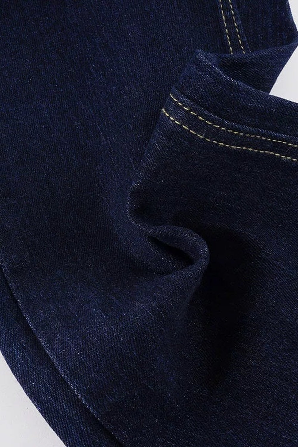 Raw Denim Slim Flared Jeans