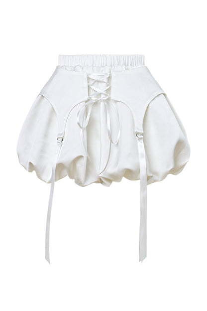 Satin Lace Fishbone Top Set-Up