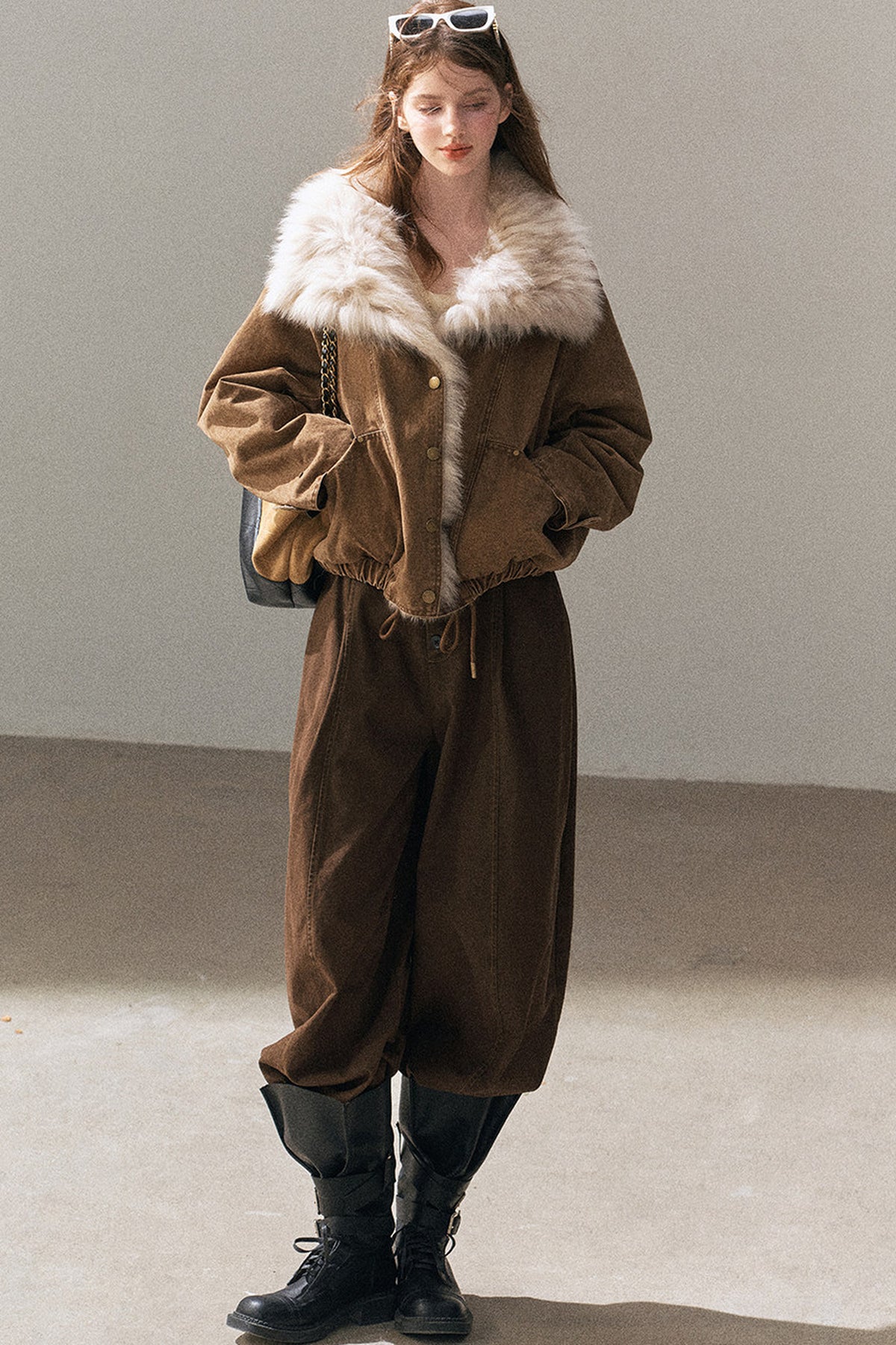 Fox Fur Collar Down Parka