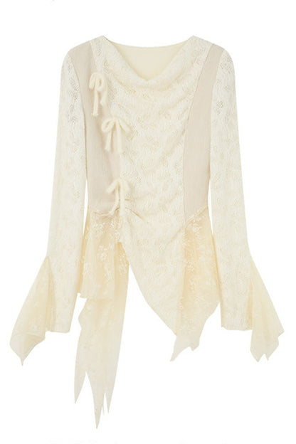 Butterfly Dream Knit Layered-Look and Skirt Set-Up