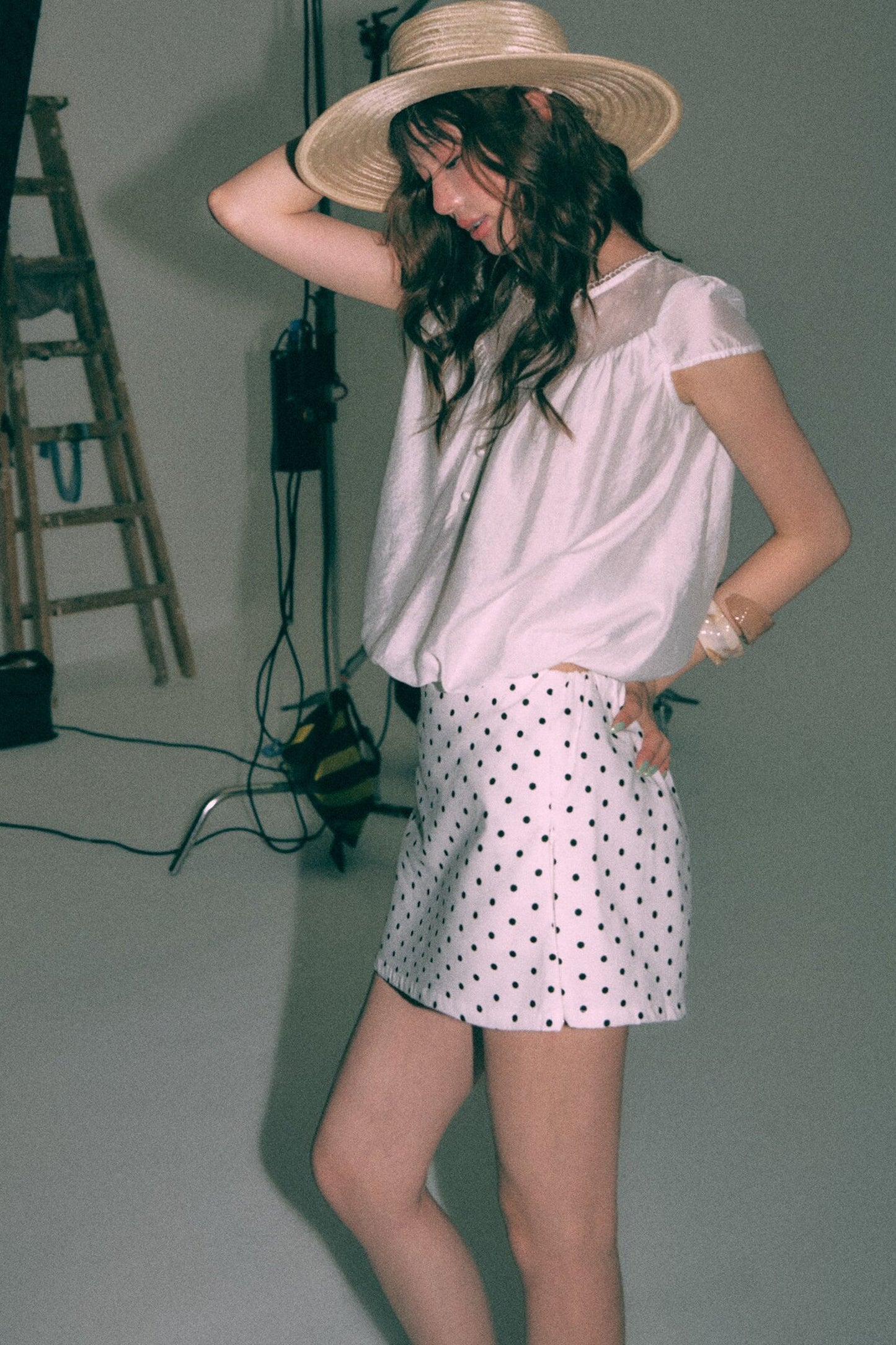 Round Neck Puffy Top