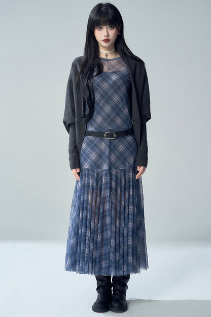 Shawl-Style Batwing Knitted Cardigan