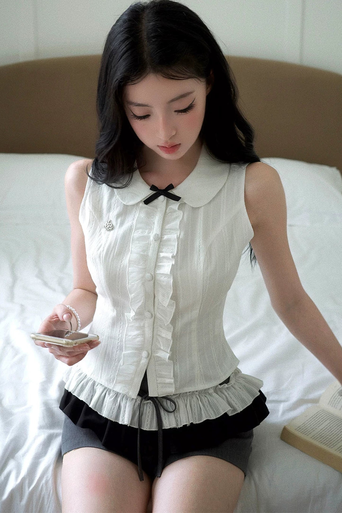 Ruffled Narcissus Two-Piece Set-Up