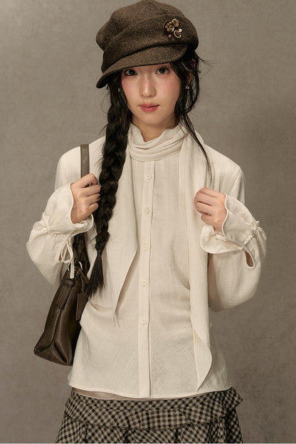 Beautiful and Relaxed Lyocell Cape Shirt