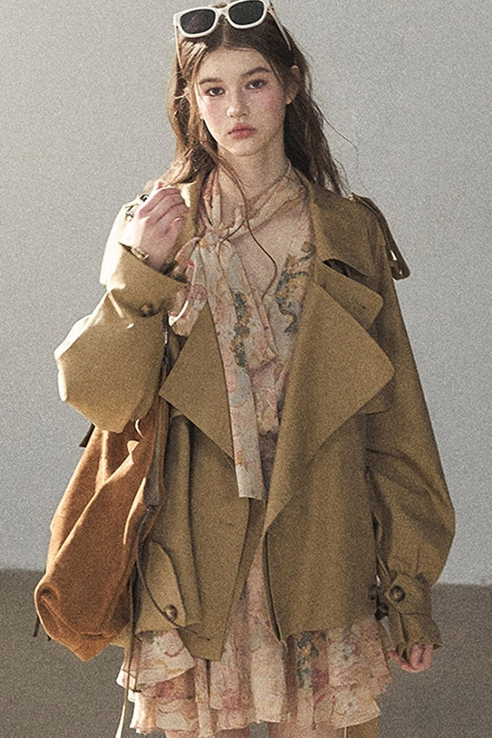Loose Fit Trench Coat