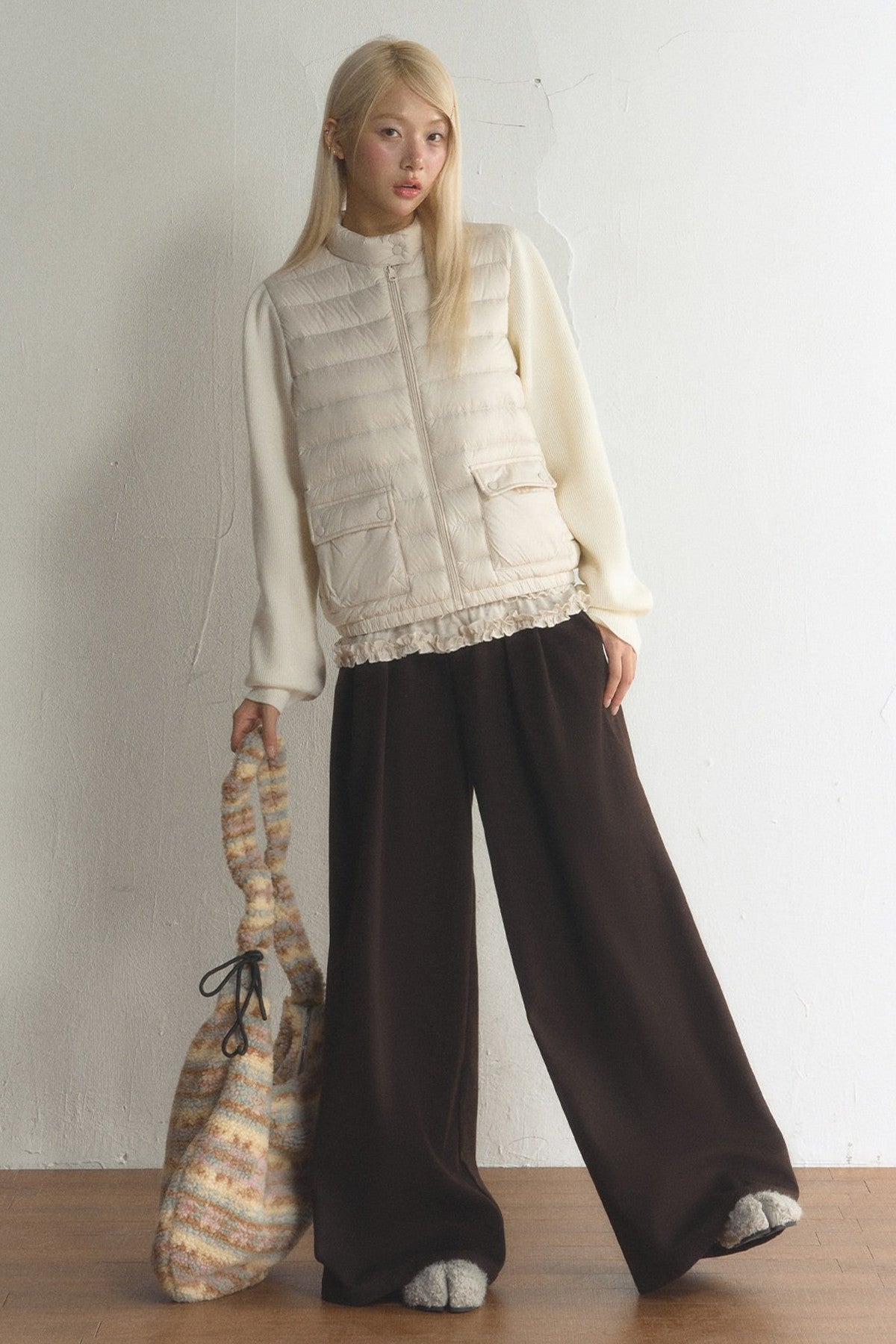 High-Waisted Wide-Leg Pants