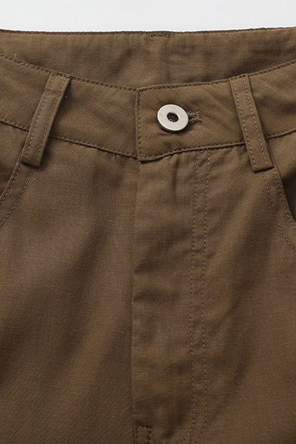 High-Waisted Wide-Leg Cargo Pants
