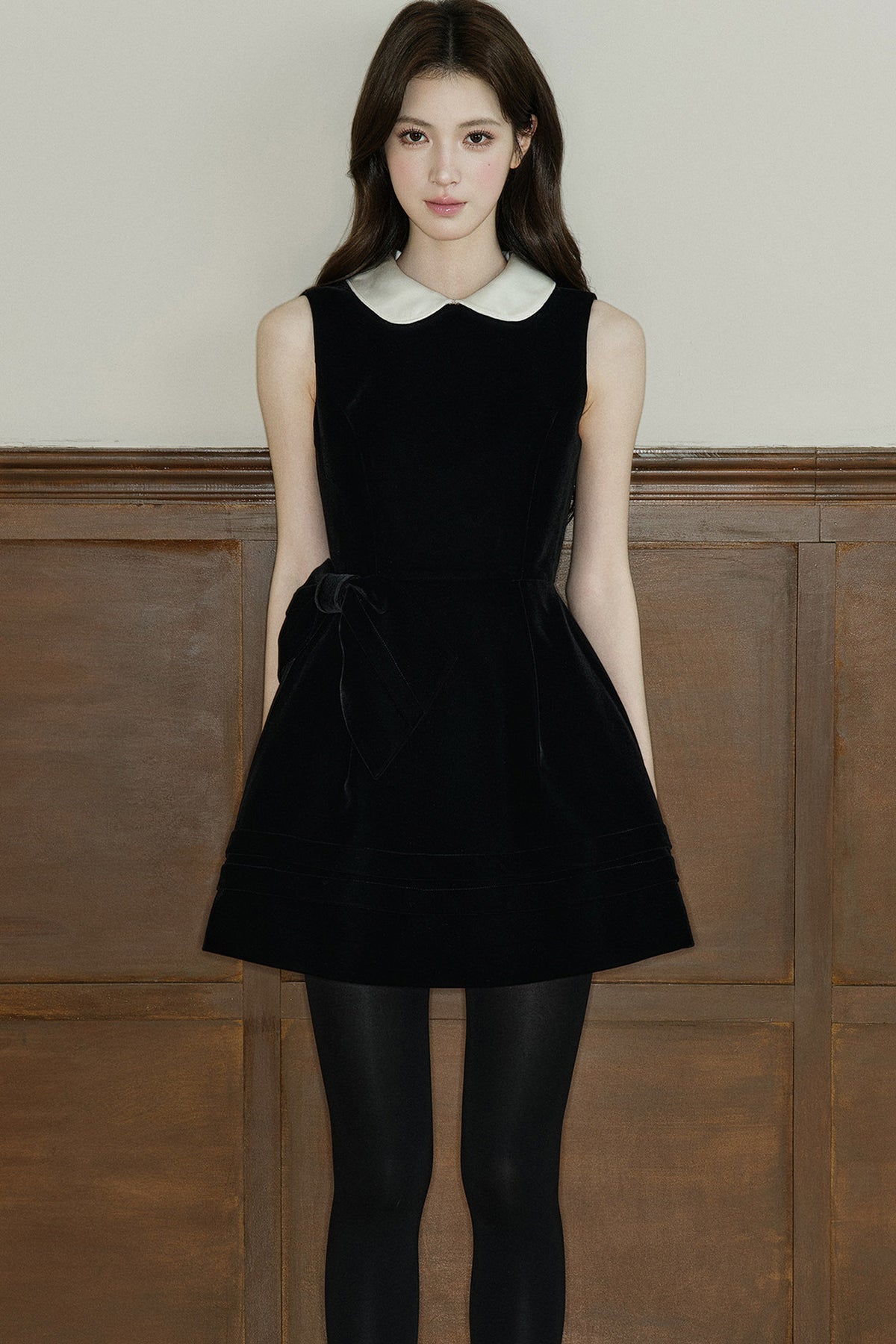 Lace Doll Collar Dress