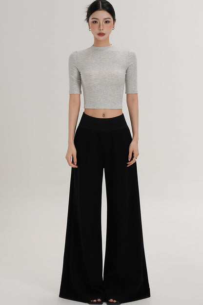 Pantaloni svasati eleganti a vita alta