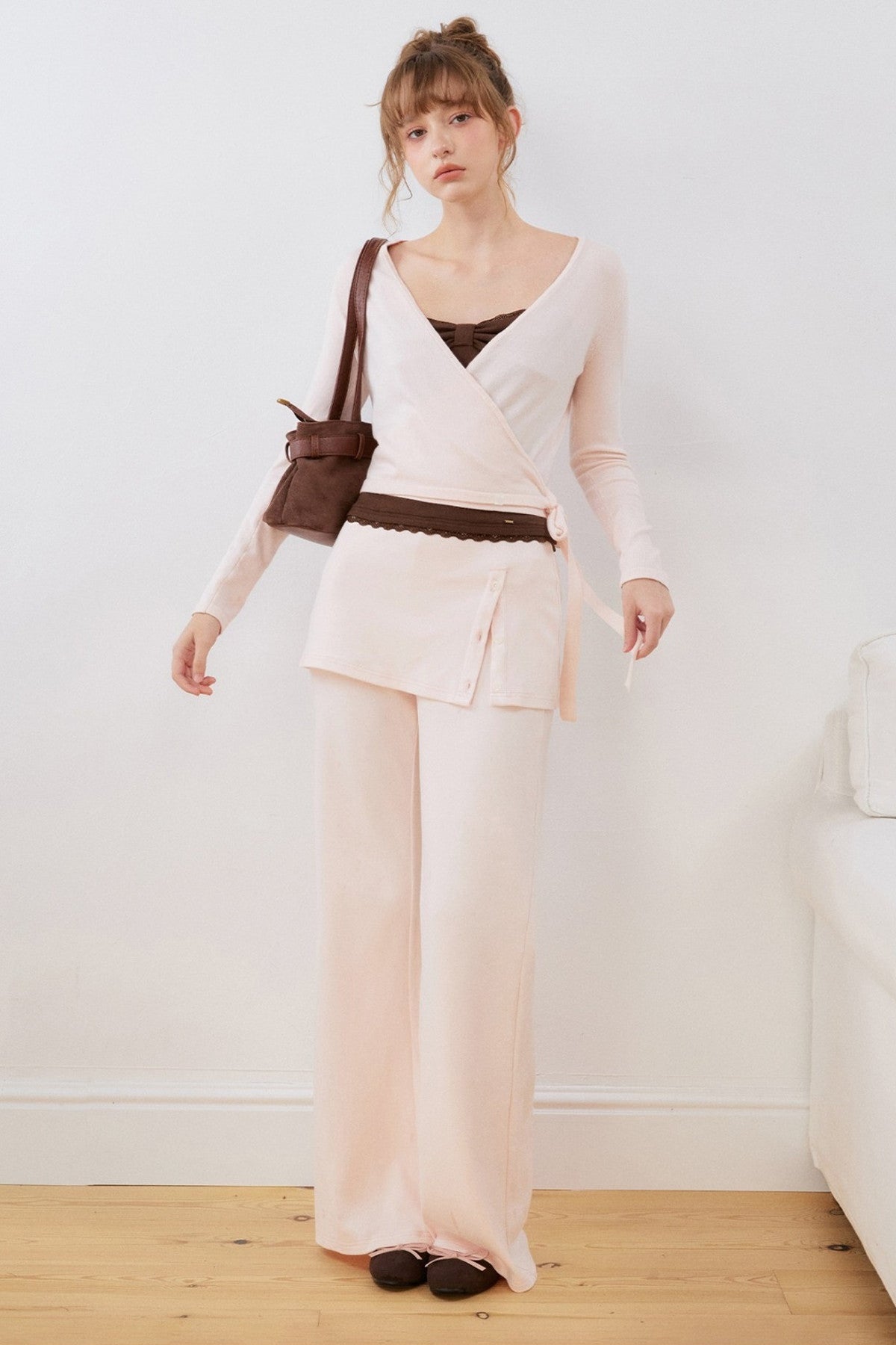 3D Bow Lace Trim Camisole