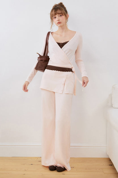 3D Bow Lace Trim Camisole