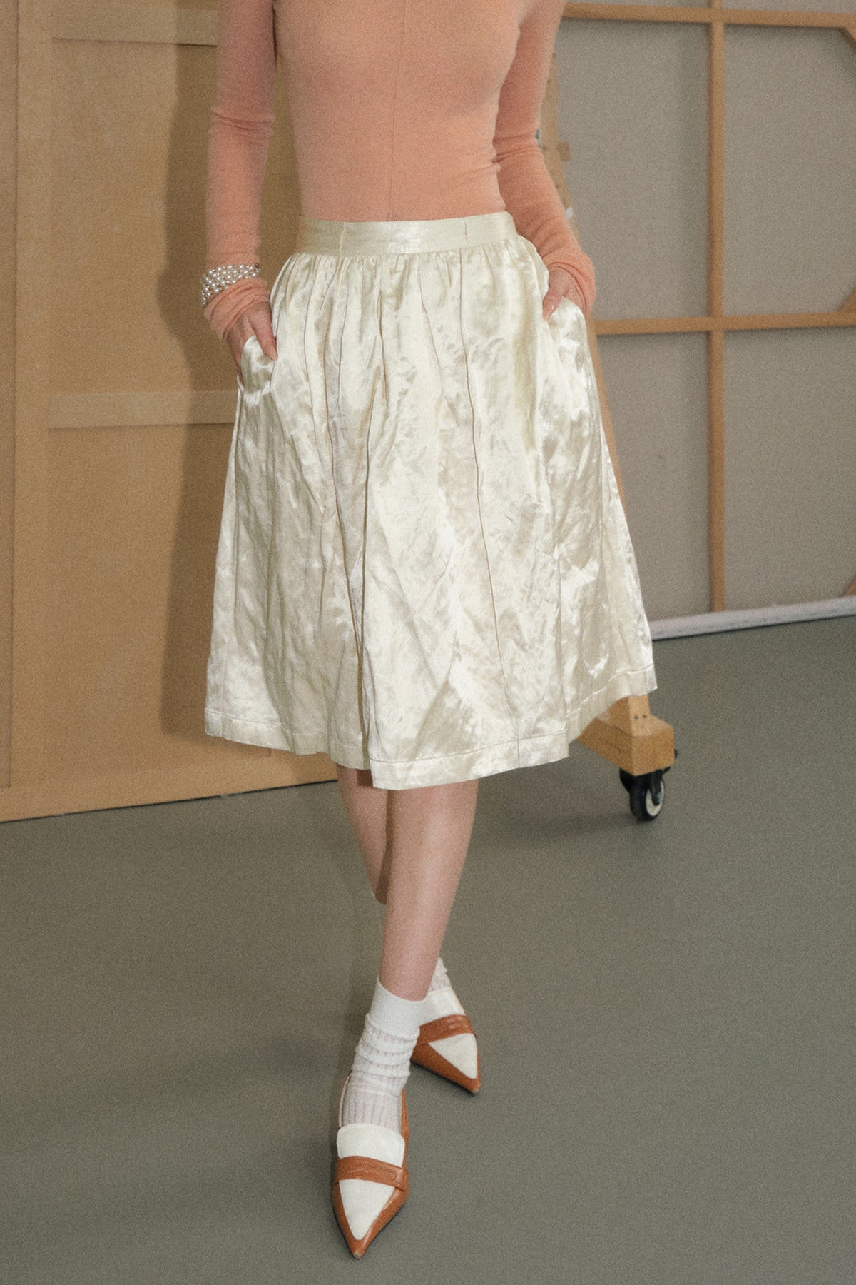 Olivia Duo Brushed Pullover Sweater and Skirt Set-Up