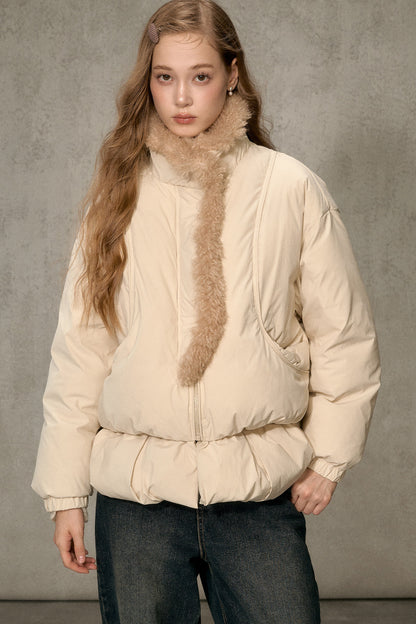 Thickened Large Fur Collar Jacket