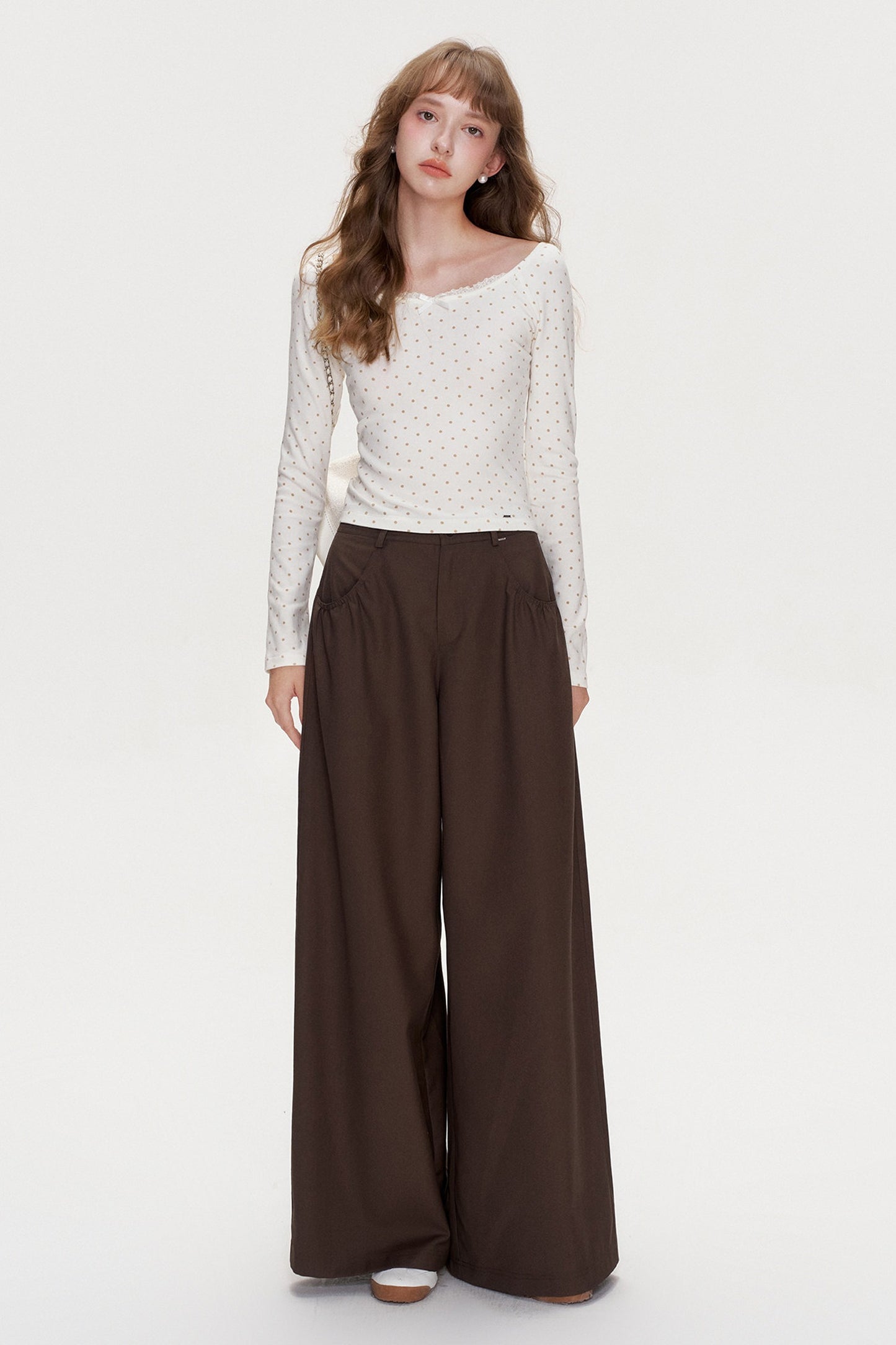 Romantic French Lace Bow Top