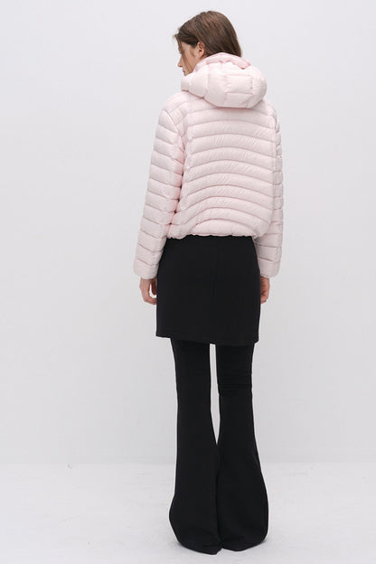 Layered-Look Slit Skirt-Style Flared Pants