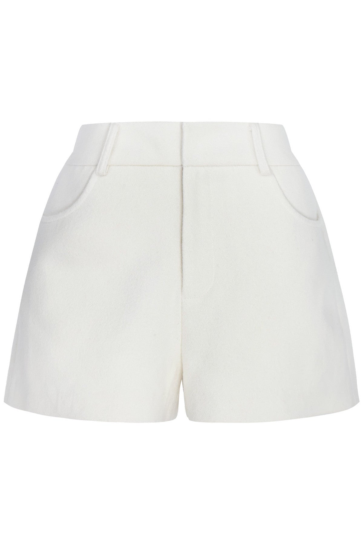 White Woolen Jacket and Pants Set-Up