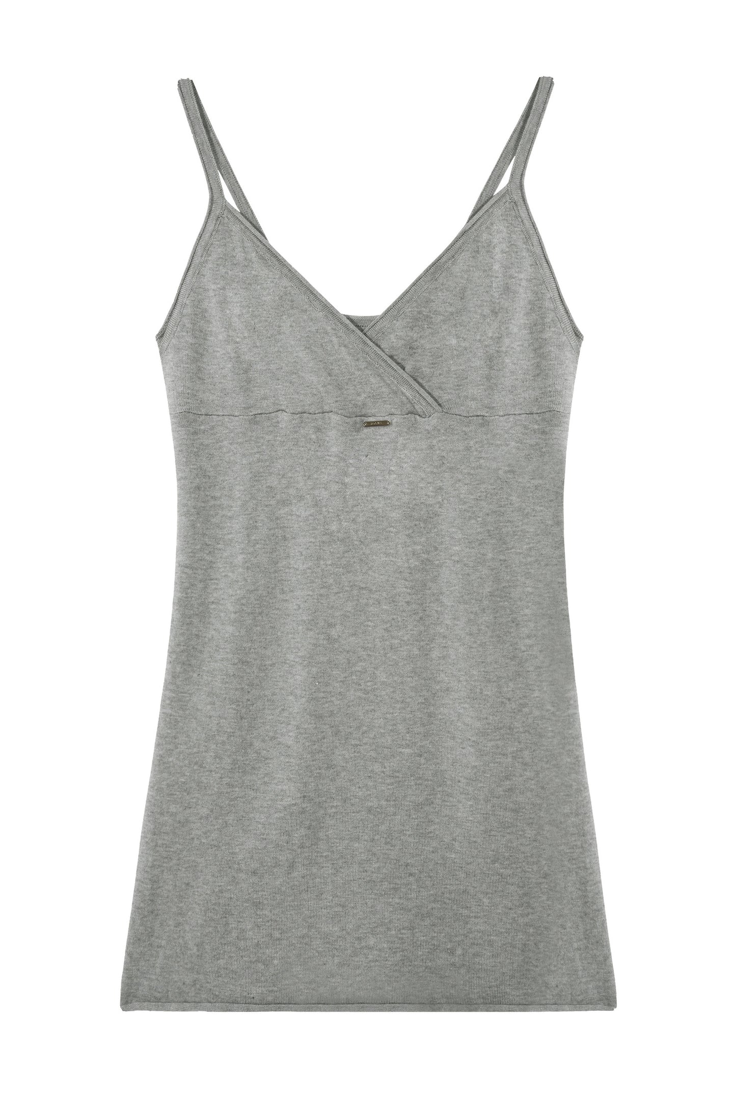 Knitted V-Neck A-Line Dress
