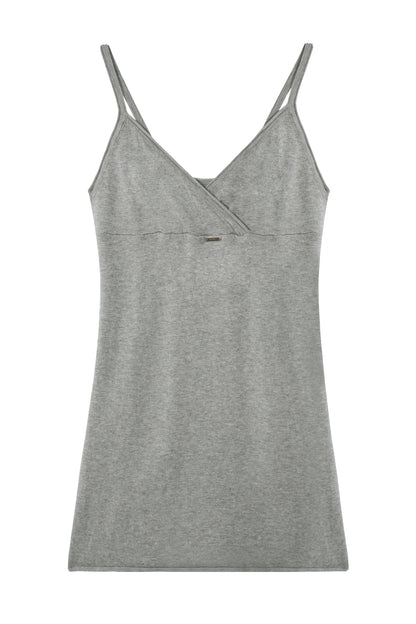 Knitted V-Neck A-Line Dress