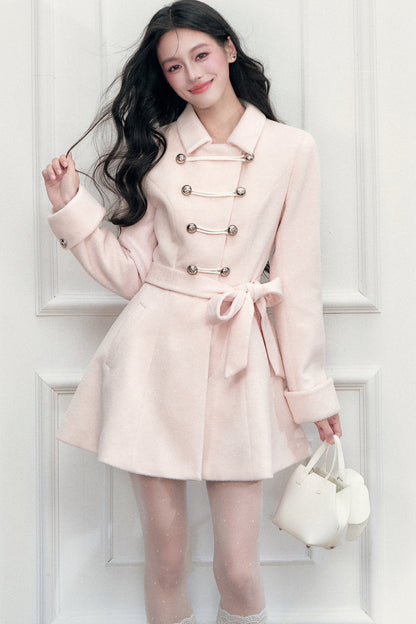 Napoleon Retro Knight-Style Woolen Cape Jacket Set-Up