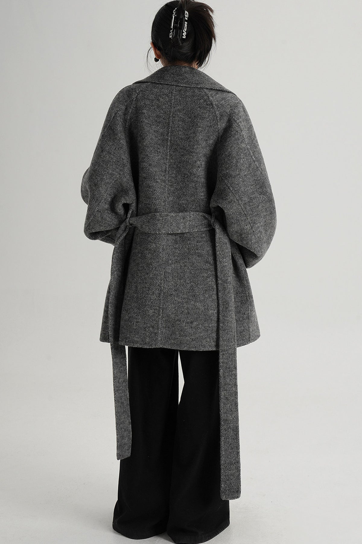 Mid-Length Double-Sided Wool Coat