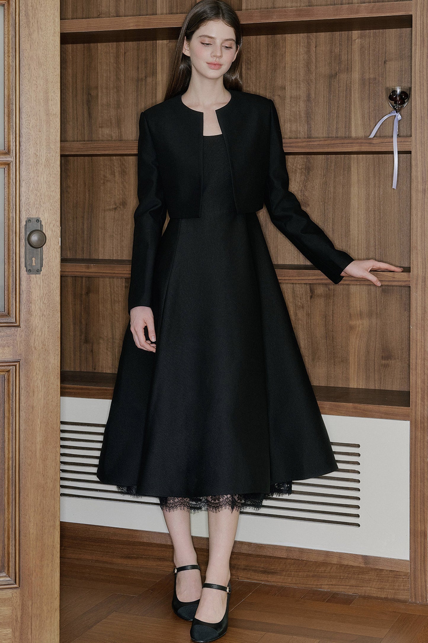 Lyocell Wool Long Sleeve Cardigan