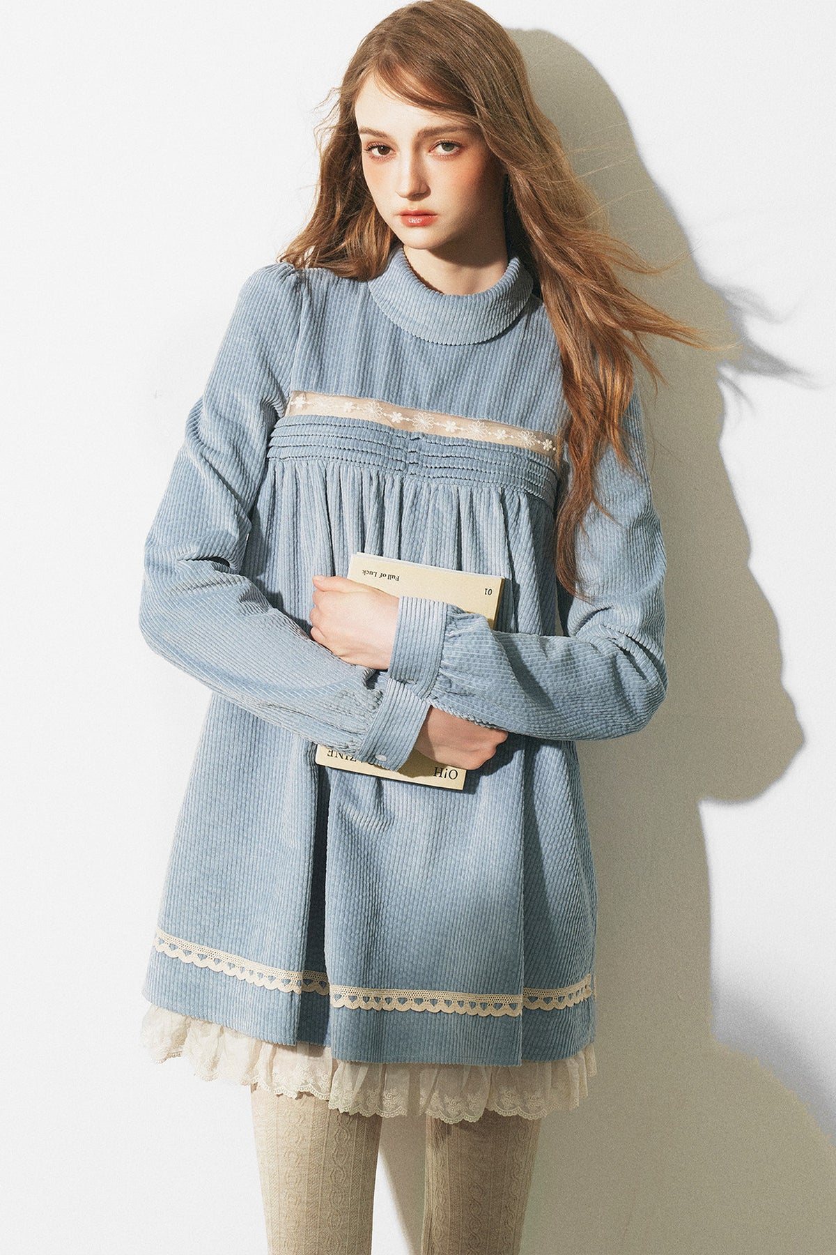 Haze Blue Babydoll Dress