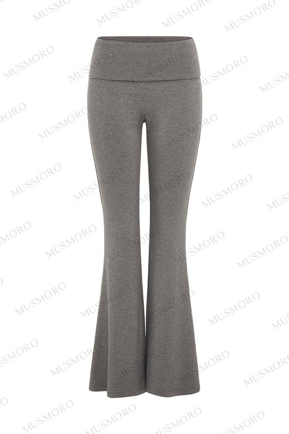 Knit Flared Enhancing Pants