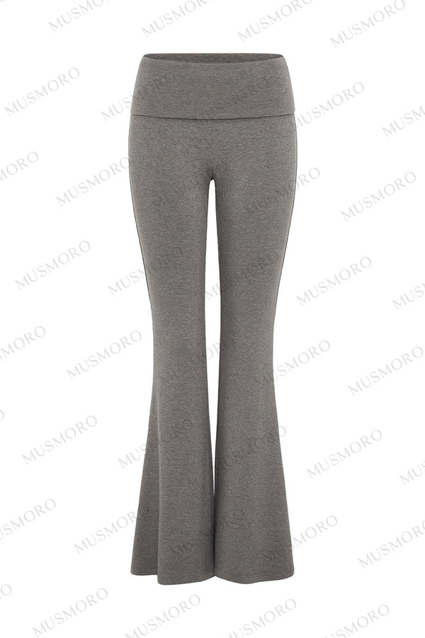 Knit Flared Enhancing Pants