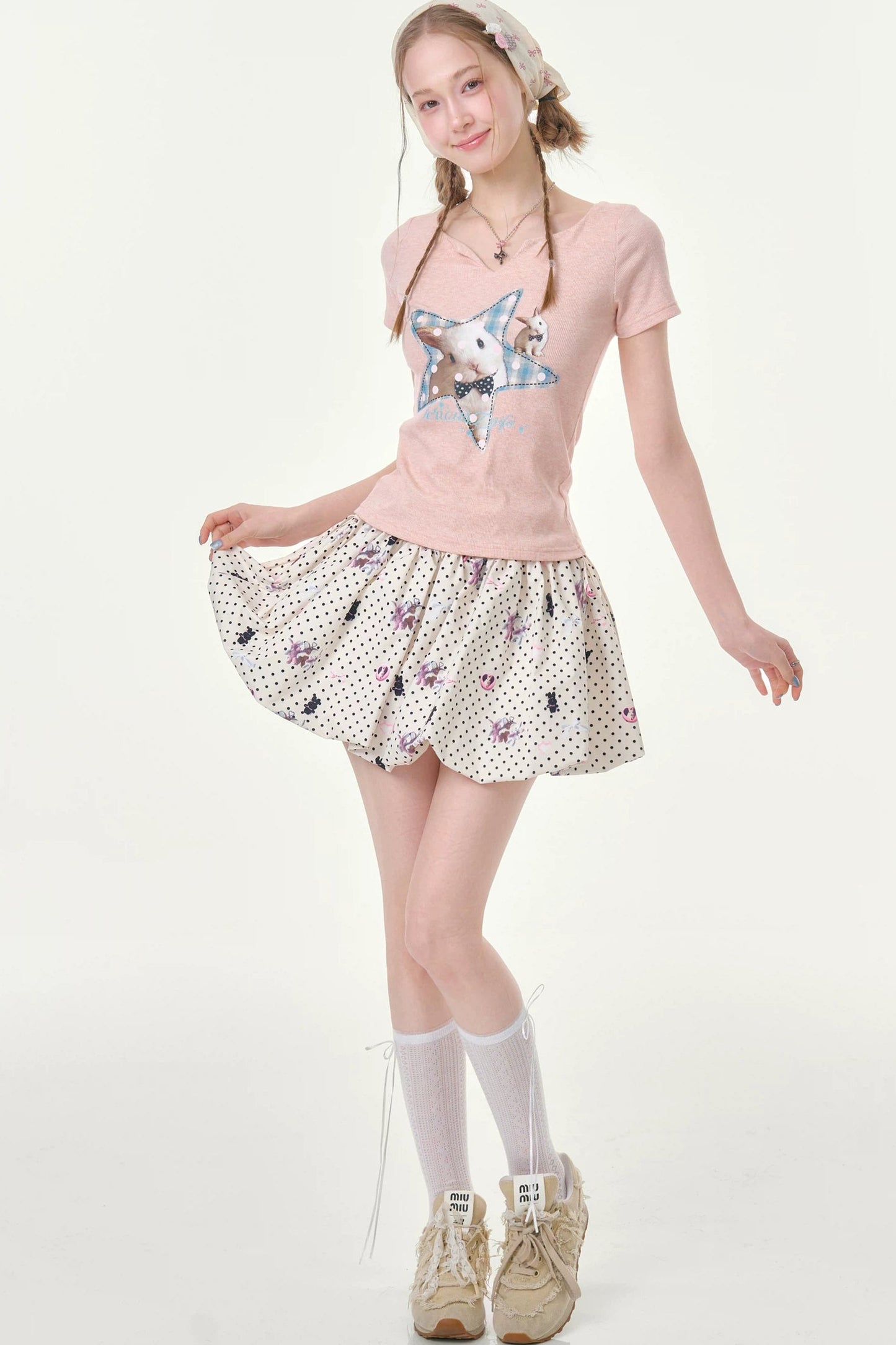 Playful Polka Dot Skirt