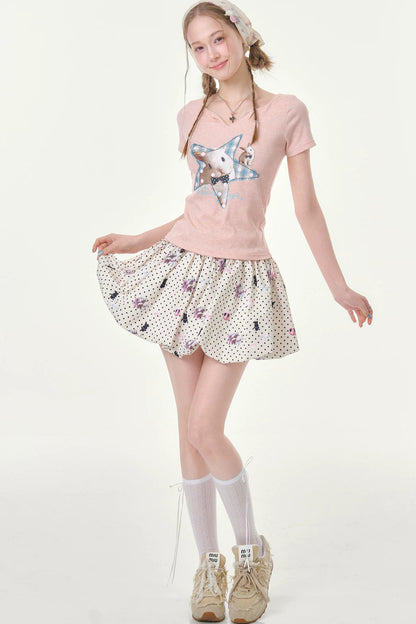 Playful Polka Dot Skirt