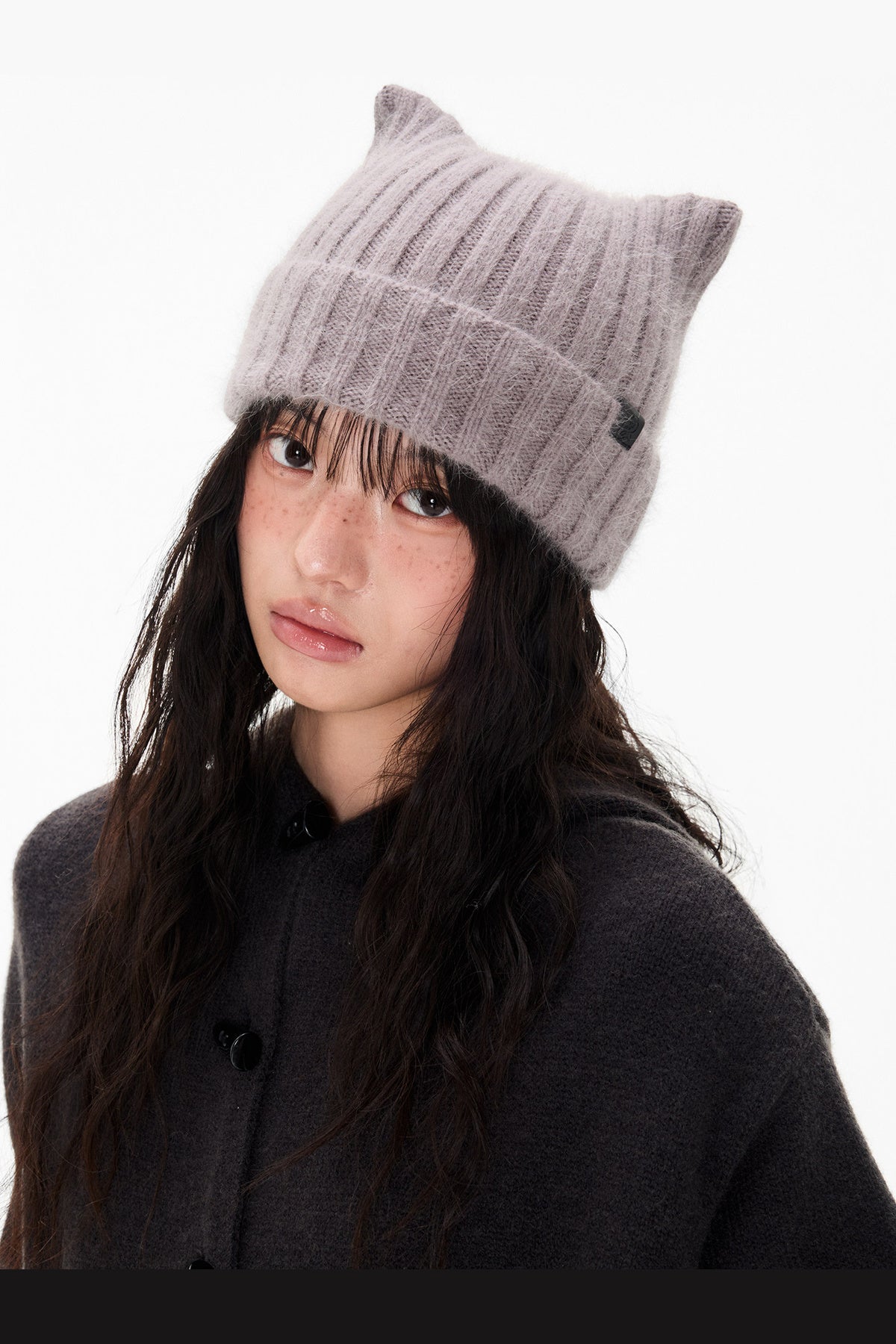 Cat Ear Rabbit Plush Hat Knit
