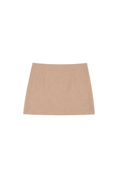 Hollow-Out Knit Top and Satin Bodycon Skirt Set-Up