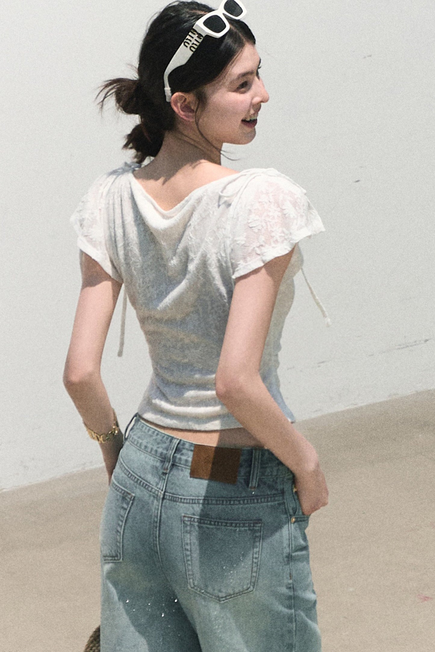 Breath of Spring Jacquard Top