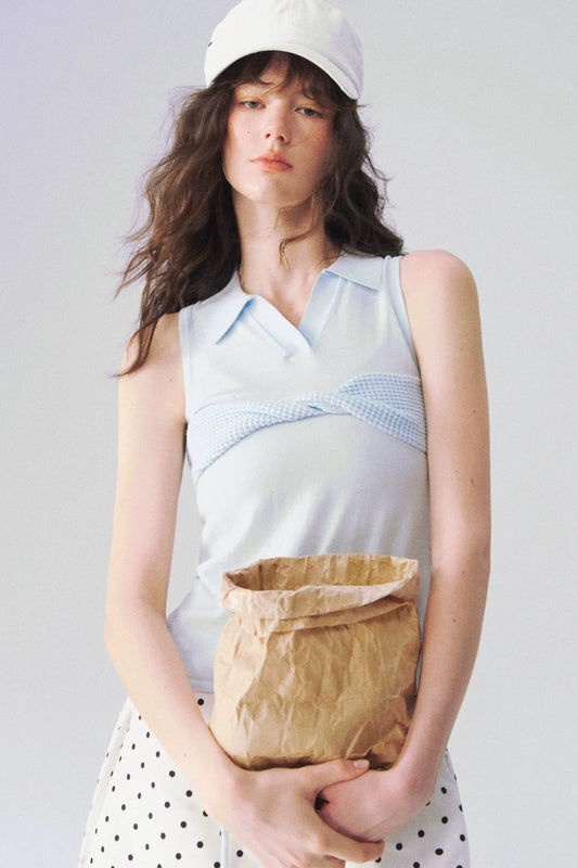 Twisted Knot Polo Vest