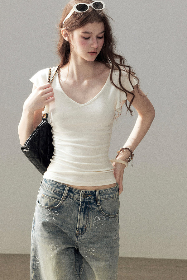Summer Wind V-Neck Top