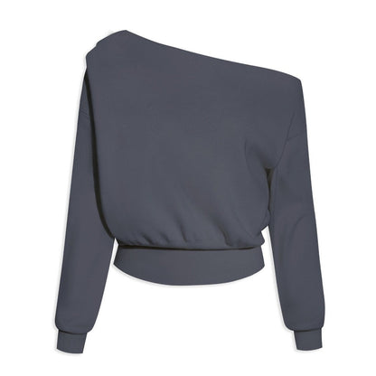 Pleated Woolen A-Line Skirt Set-Up