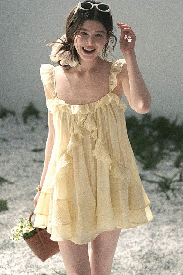 Beach Vacation Babydoll Dress – UrbanSheek
