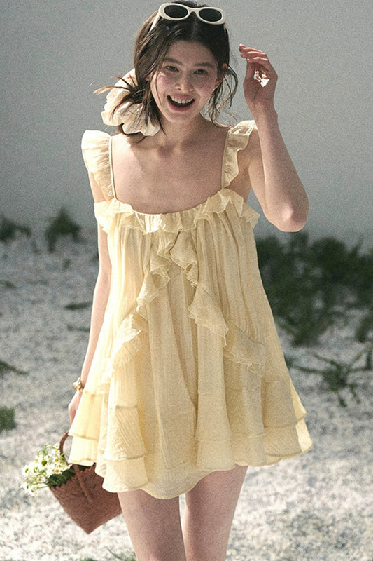 Beach Vacation Babydoll Dress