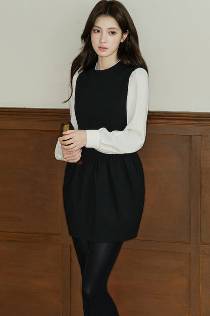 Sleeveless Round Neck Dress