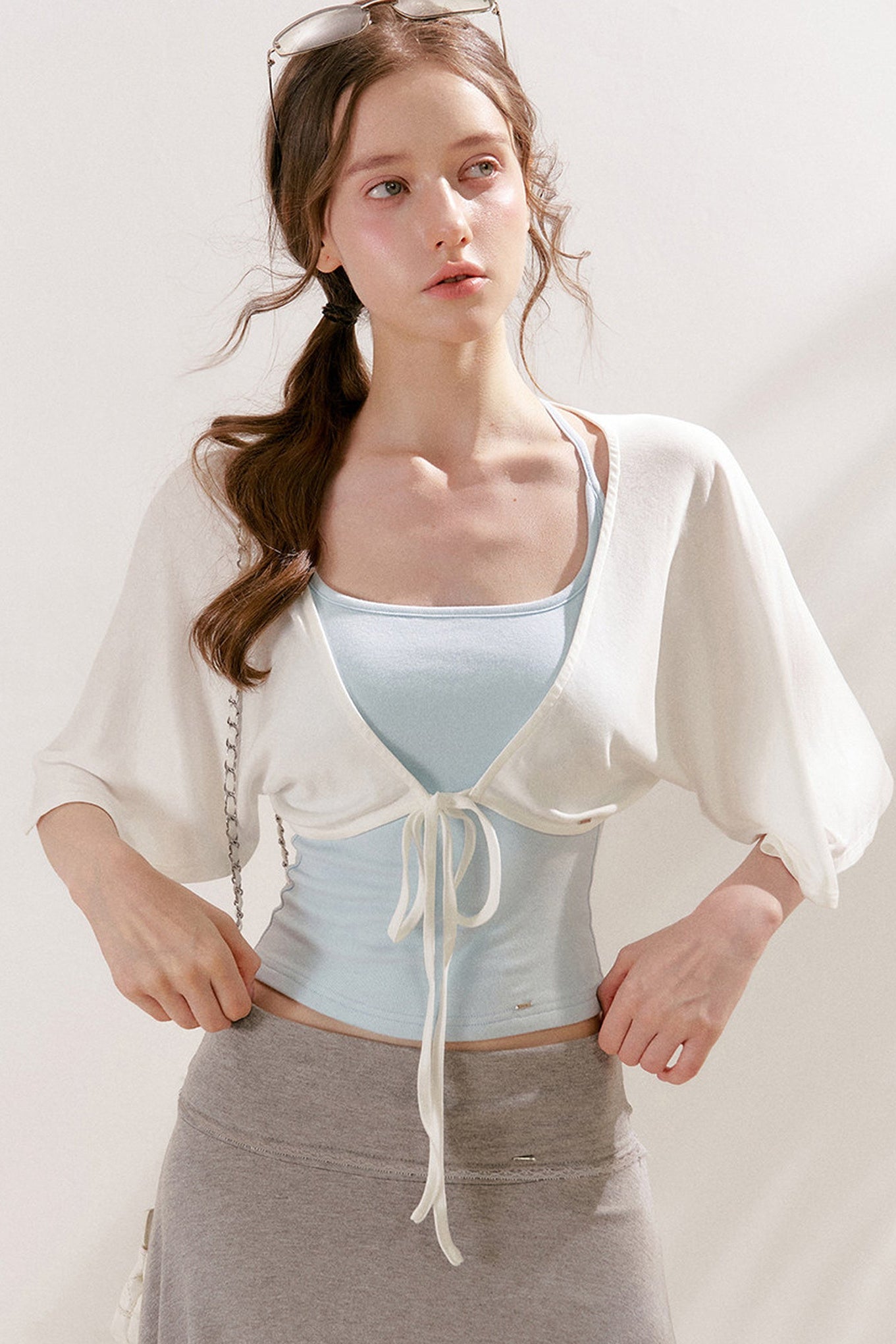 Gepolstertes Neckholder-Trägertop-Set