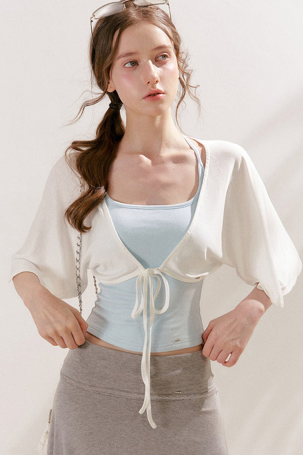 Halter Neck Padded Tank Top Set-Up