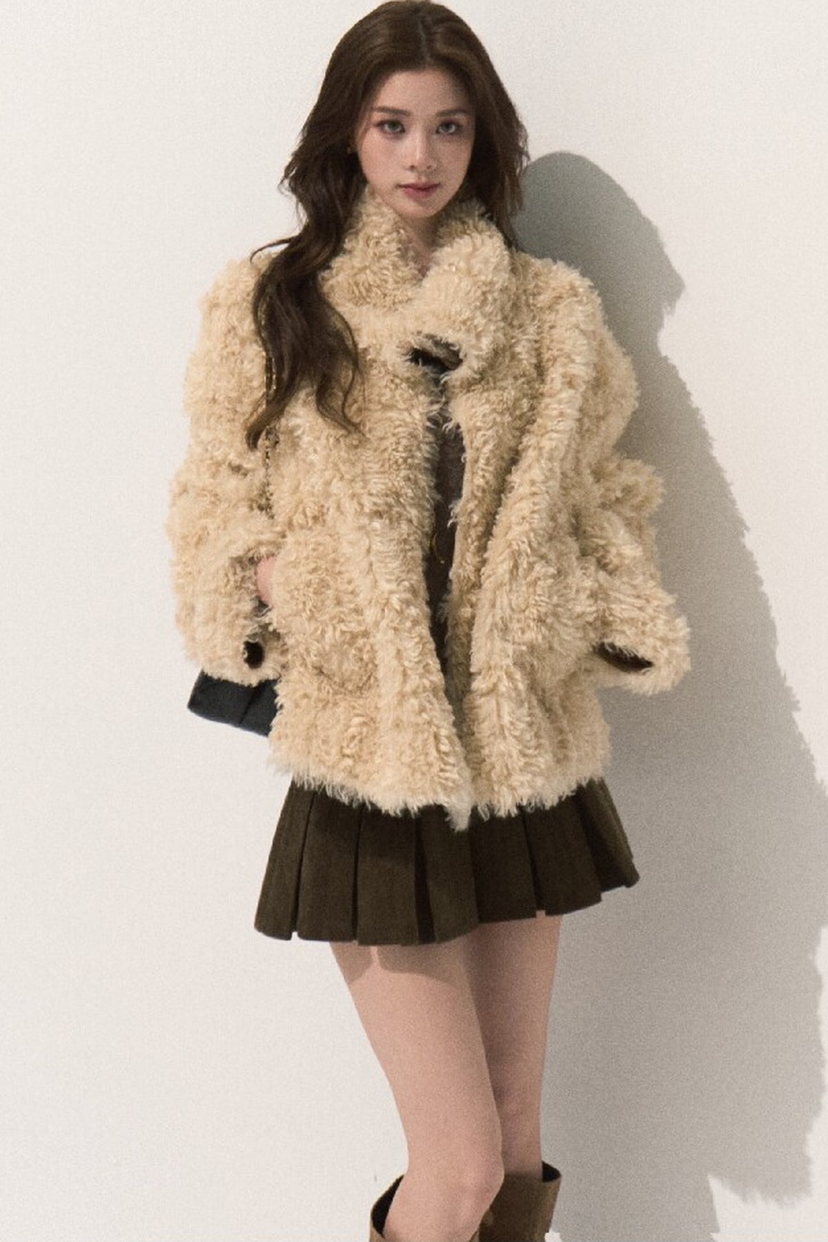 Reversible Suede Shearling Jacket Vest
