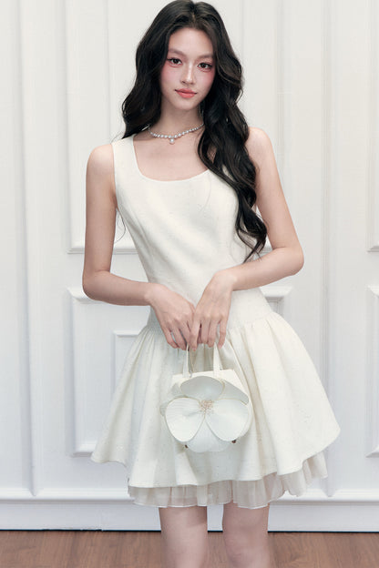 Ensemble cape et robe de princesse scintillante