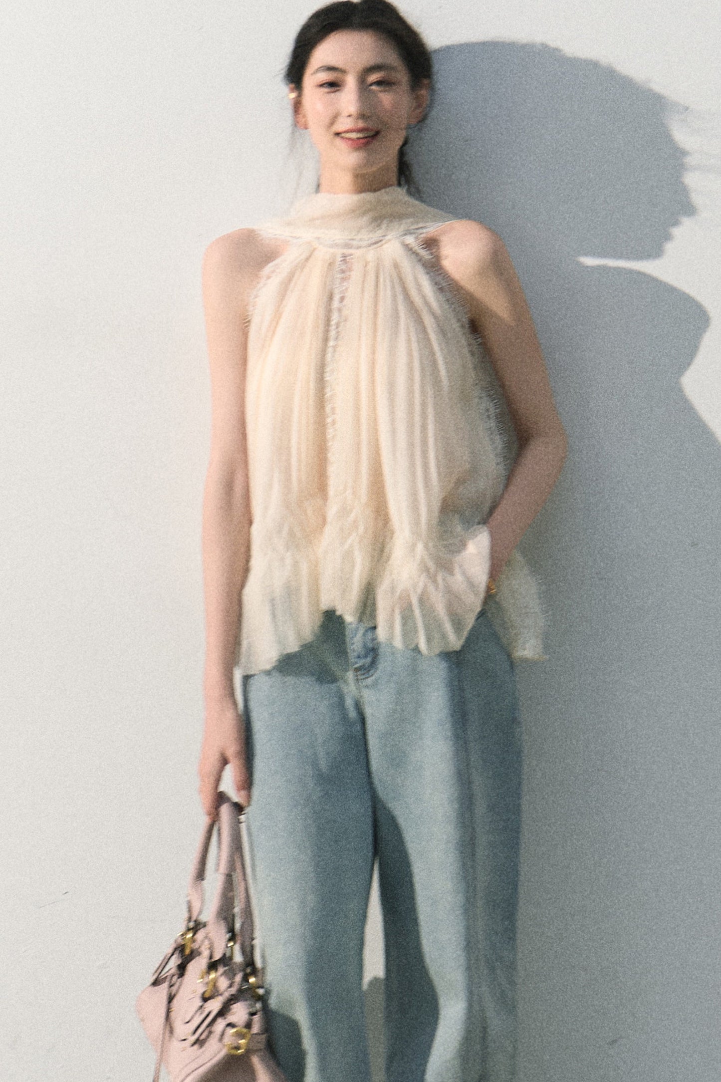 Moonlight Lace Halter Top
