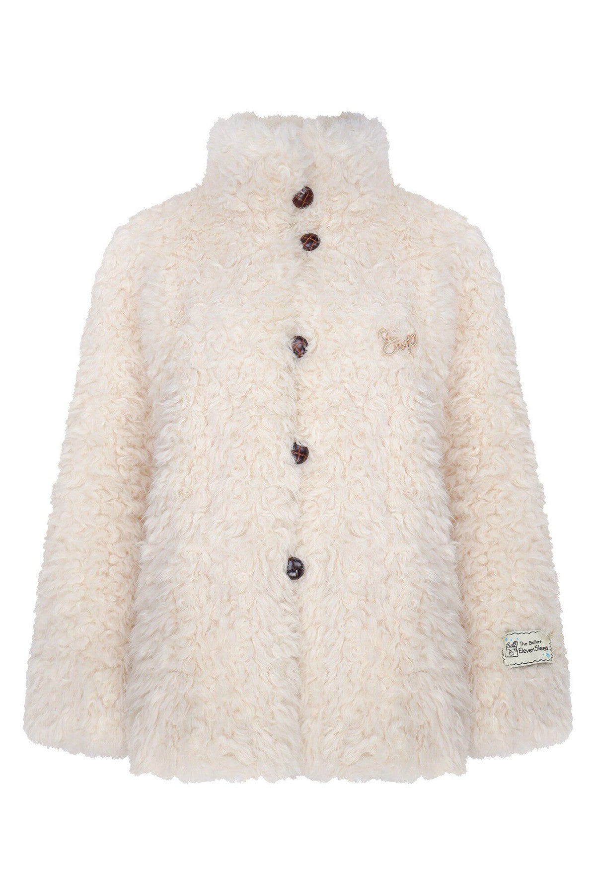 Brown Faux Fur Jacket and Wide-Leg Pants Set-Up