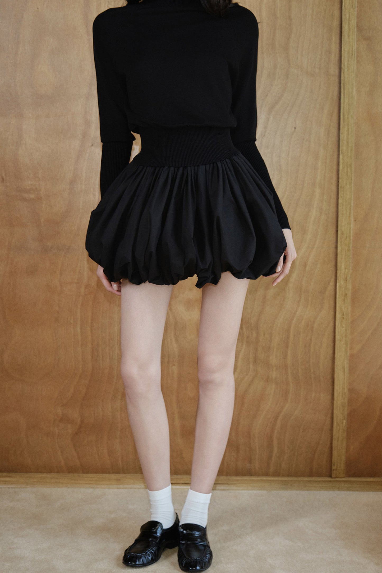 Cotton Floral A-Line Skirt