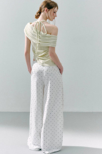 Cotton Polka Dot Pants