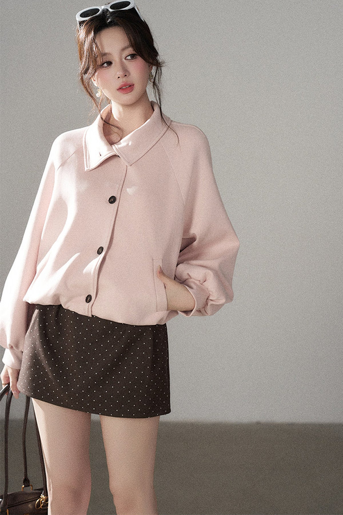 Short Two-Way Floral Jacket