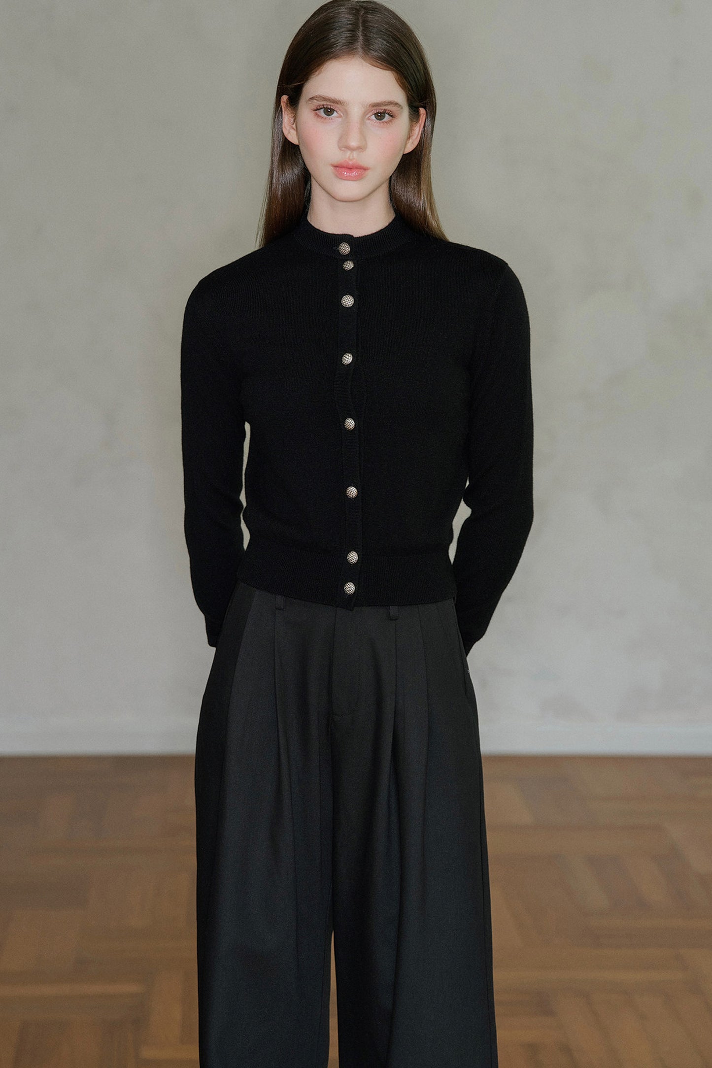 Top cardigan in cashmere stile Old Money